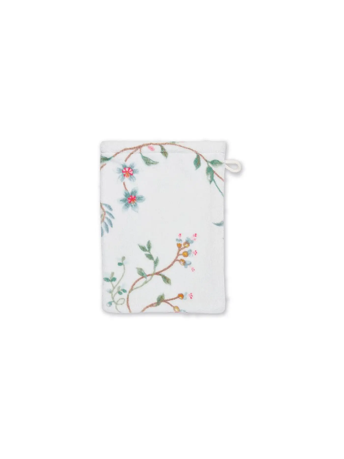 PIP STUDIO | Waschhandschuh LES FLEURS 16x22cm Weiss | 